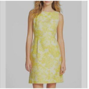 ARTHUR S. LEVINE FOR TAHARI YELLOW DRESS Size 4
